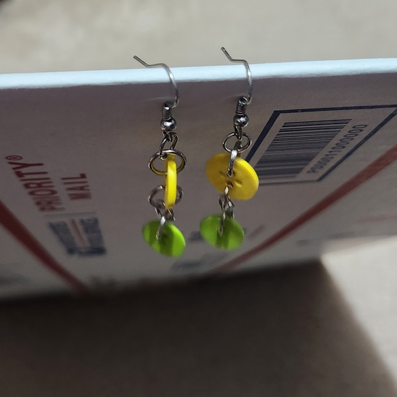 Button Earrings - Picture 4 of 5